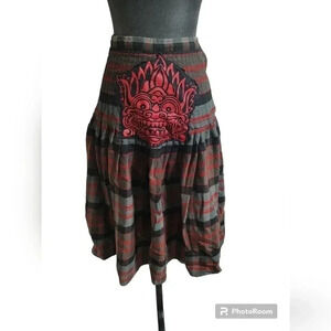 Highland queen wool skirt
